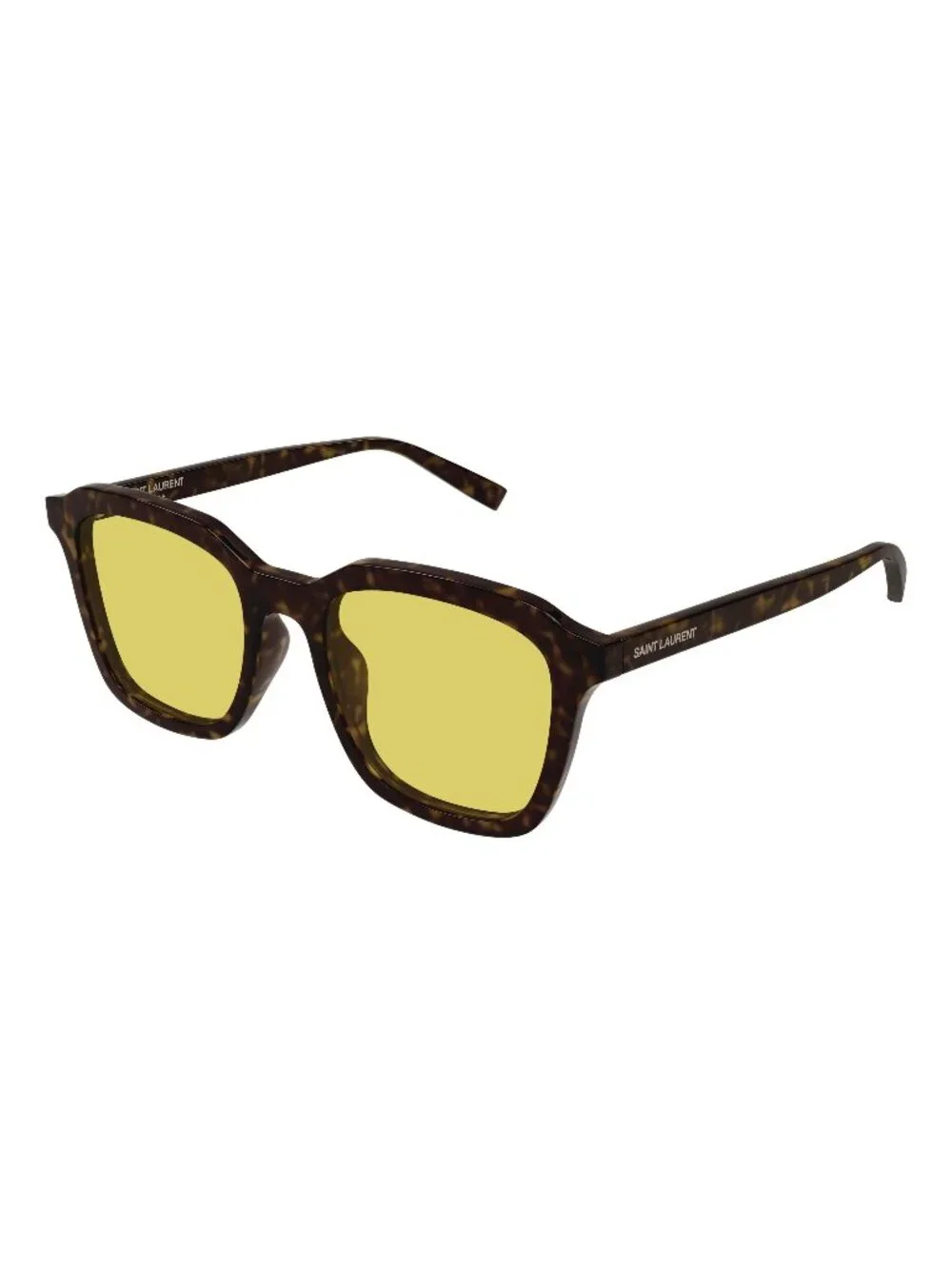New Saint Laurent Unisex Sunglasses Havana Yellow Lens Acetate Frame SL 457 009